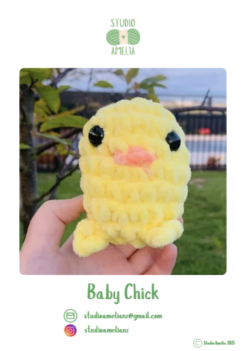 Crochet Pattern - Baby Chick