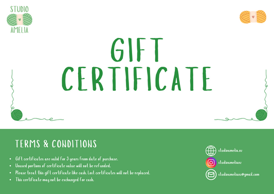 Studio Amelia - Gift Card